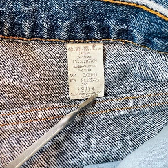 e.n.u.f. USA Internationale Vintage High Rise Jeans Size 13/14 - Picture 5 of 13